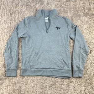 VS PINK Quarter Zip Pullover